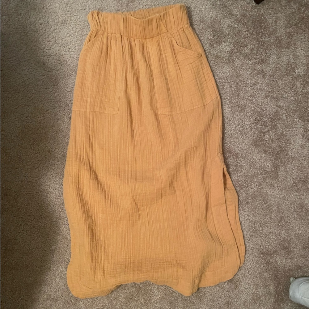 Free people gauze maxi skirt